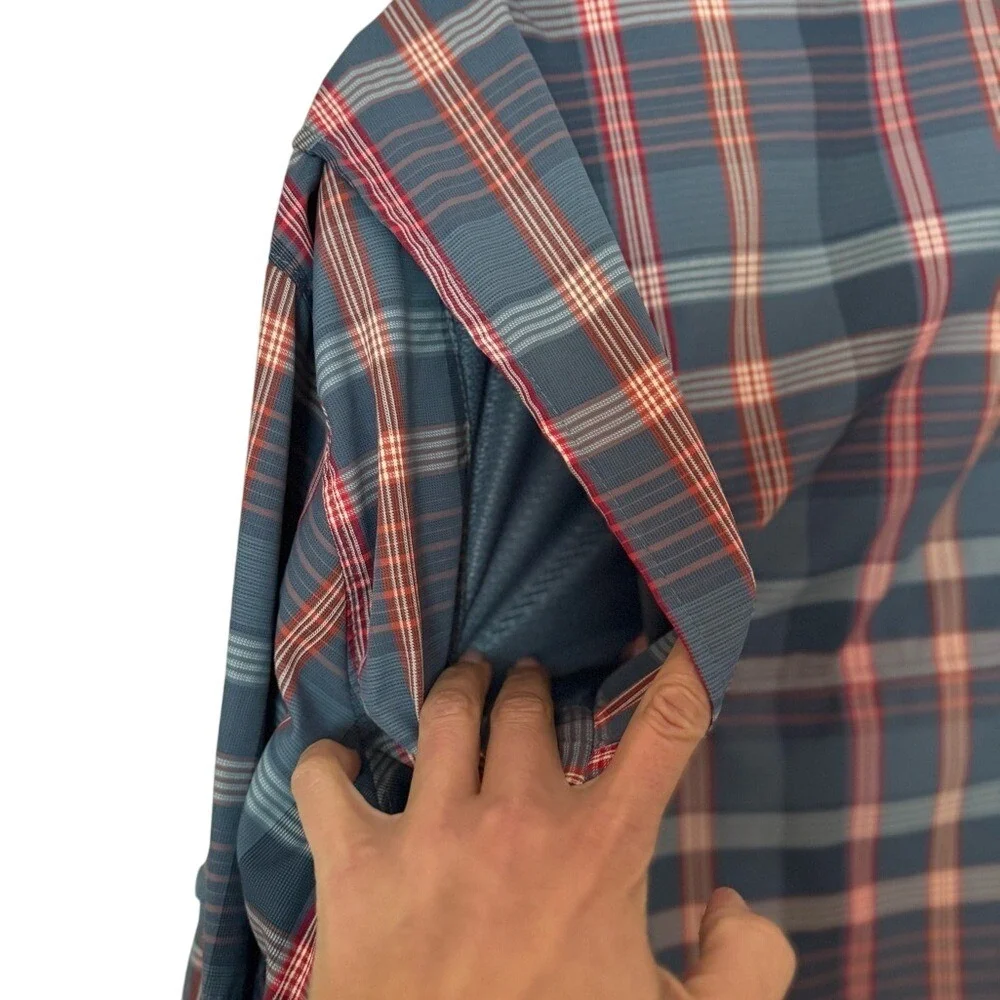 Columbia Mens Large‎ Plaid Button Up Long Sleeve Shirt Outdoor